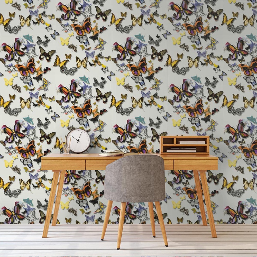 NEW Christian Lacroix Butterly Parade Wallpaper (3 rolls) - Picture 3 of 9
